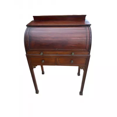 edwardian mahogany roll top desk