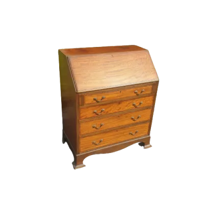 Edwardian Mahagoni Bureau / Schreibtisch