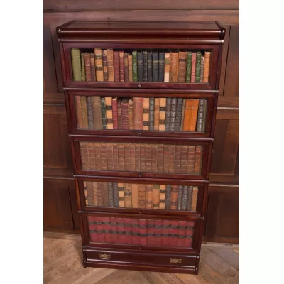 Edwardian Globe Wernicke Bookcase aus Mahagoni, fünfteilig