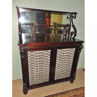 Antiker Mahagoni Chiffonier im regency Stil