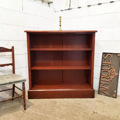 Antikes edwardianisches Mahagoni Bücherregal/ open bookcase