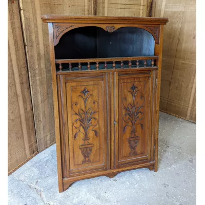 Antiker Eckschrank/ corner cupborad Art Nouveau Style