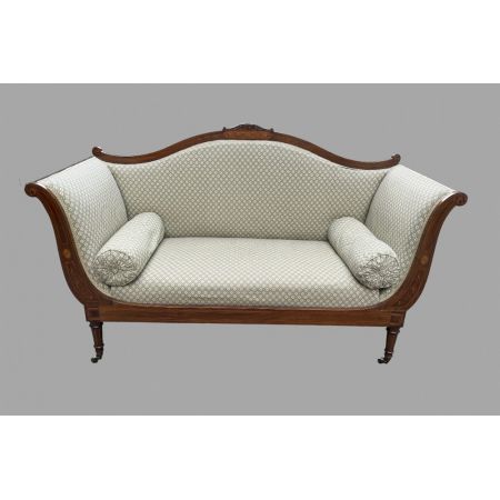 Antikes Sofa im Edwardianischen Stil mit Intarsien