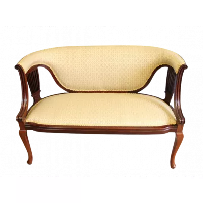 Antikes Sofa aus Mahagoni im Edwardianischen Stil