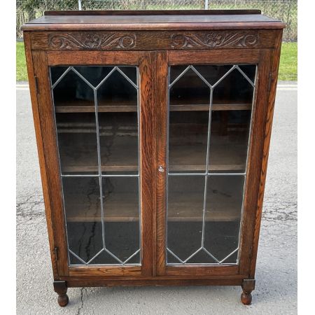 Antikes glazed bookcase/ Vitrine von 1920