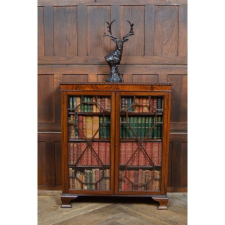 Mahagoni Bücherschrank im Edwardianischen Stil