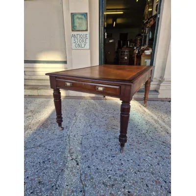 Antiker Mahagoni Schreibtisch / library desk im Edwardianischen Stil