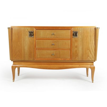 französisches Sideboard im Art Deco  aus Kirschbaumholz