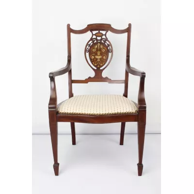 Mahagoni Stuhl / dressing table chair aus der viktorianischen Epoche
