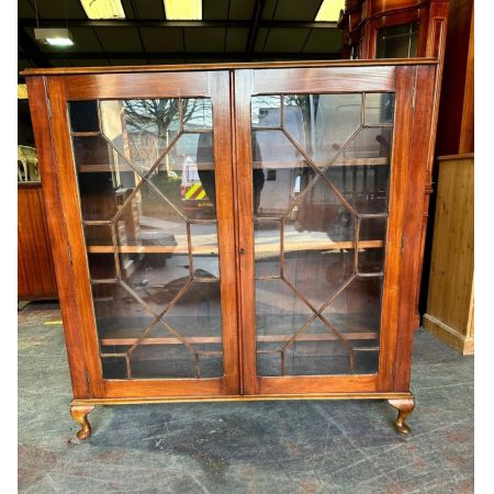 Antike Mahagoni Vitrine/cabinet