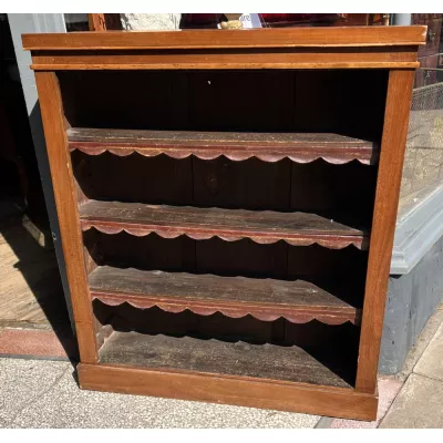 Antikes Bücherregal / bookcase aus Nussbaumholz