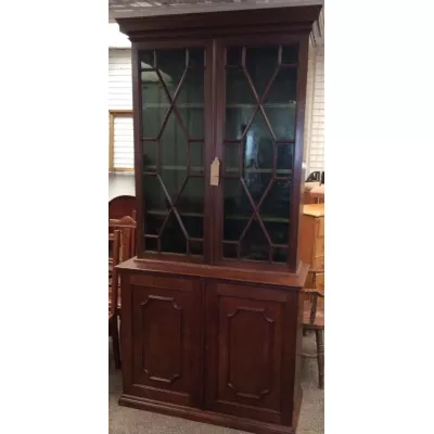 Antiker Bücherschrank / bookcase aus Eichenholz