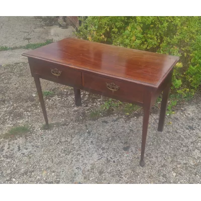 Mahagoni side table mit zwei Schubladen