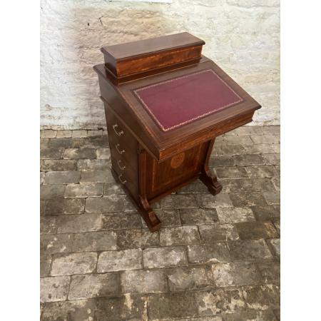 Edwardianischer Mahagoni Davenport, desk