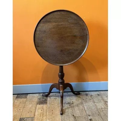 Georgianischer Mahagoni Tip-Top Dreifußtisch, tripod table