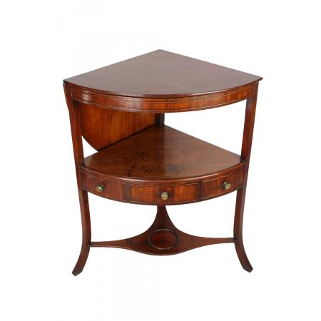 georgian washstand, aus Mahagoniholz im bow front style