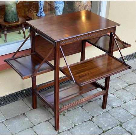 Edwardian tea table, ca, 1910 im campaign style