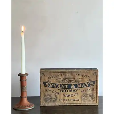 Seltene große Werbe-Box Bryant & May’s Streichhölzer (ca. 1920er Jahre) – Sammlerstück