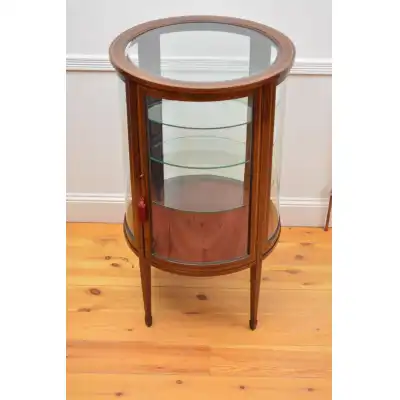 Edwardianische Zylindervitrine