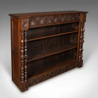 Offenes Bücherregal aus Eiche