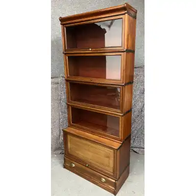 Antikes Mahagoni Bücherregal  Bücherschrank 