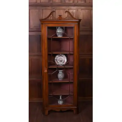 Mahagoni-Eckschrank Antik