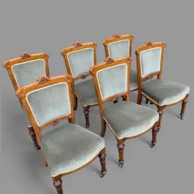 Set aus 6 Esszimmerstühlen