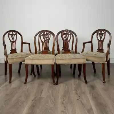 Set von 6 Esszimmerstühlen