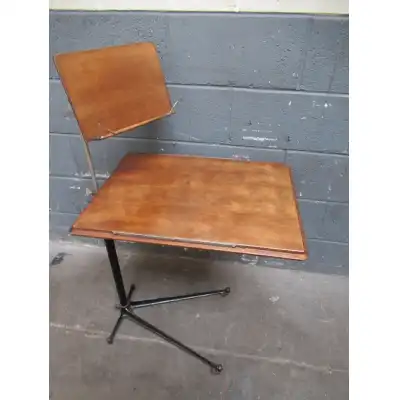 Notenständer antik & Lesetisch – verstellbar, Eiche, ca. 1920