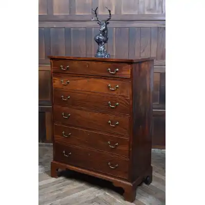 Sekretärkommode mit Schreibfach aus Mahagoni, Georgian um 1800