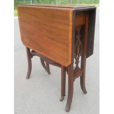 Antiker Klapptisch aus England – Mahagoni sutherland  Tisch um 1900