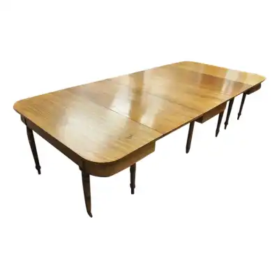 Antiker George IV Mahagoni Esstisch ausziehbar 19. Jahrhundert England