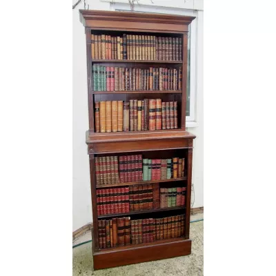Hohes Mahagoni Bücherregal spätes 19. Jahrhundert