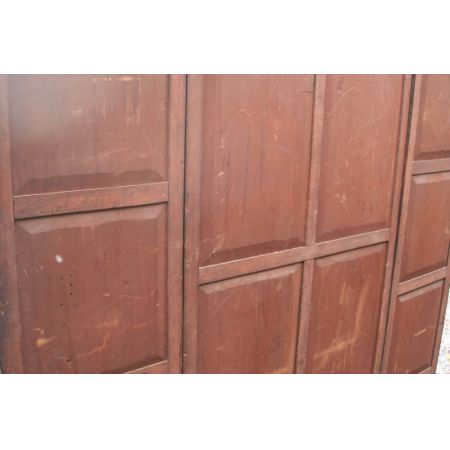 Großer georgeanischer Mahagoni Breakfront Bücherschrank Circa 1900