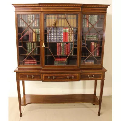 Mahagoni Bücherschrank Edwards and Roberts