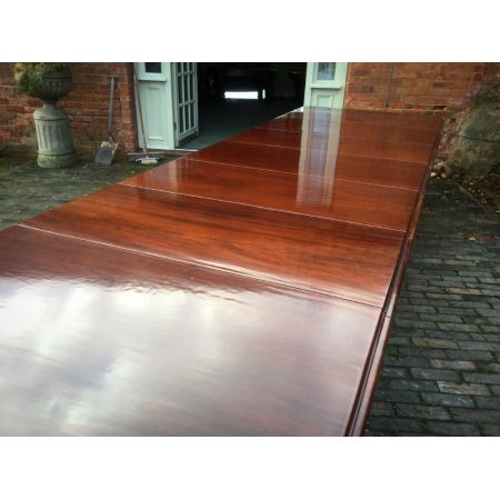 Großer, erweiterbarer Esstisch, viktorianisch,16 Personen