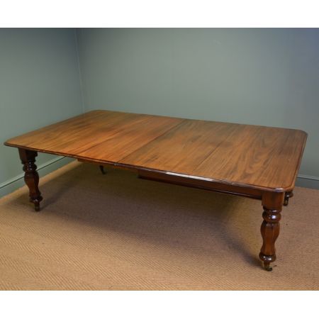 Antiker viktorianischer Mahogani Esstisch, ausziehbar