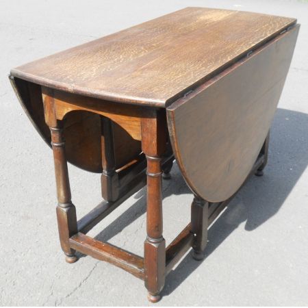 Antiker Gateleg Esstisch Eiche 