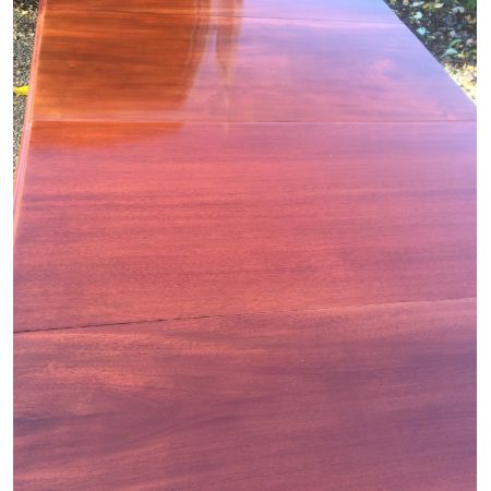 Antiker restaurierter Mahagoni Esstisch ausziehbar