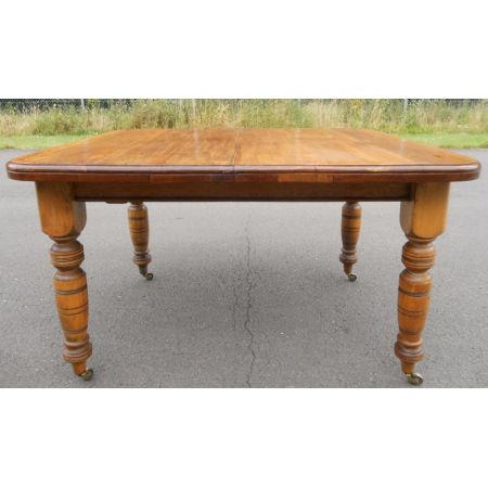 Ausziehbarer Edwardianischer Nussbaum Esstisch