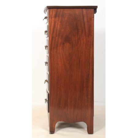 Mahagoni gewölbte Kommode Bow Front chest 