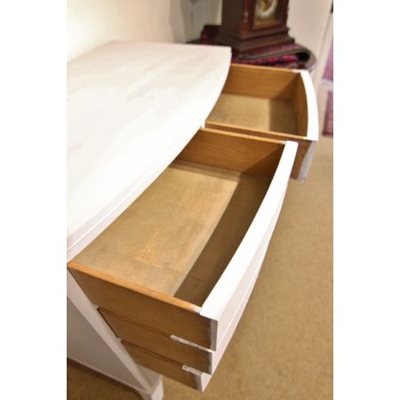 kleine Kommode im Edwardian Stil mit bemaltem Mahagoni