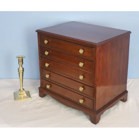 Miniatur Mahagoni Kommode   Schmuckkasten 
