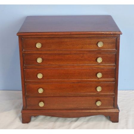 Miniatur Mahagoni Kommode   Schmuckkasten 