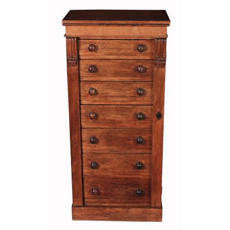 Viktorianische schmale Wellington Kommode