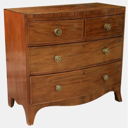 Small Georgian Chest of Drawers Kommode Antike 