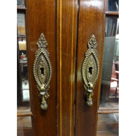 Mahagoni Intarsien Vitrine