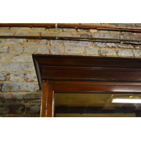 Viktorianische Mahagoni Shop Vitrine