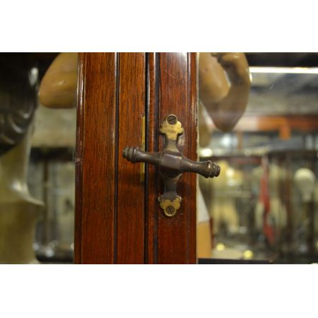 Viktorianische Mahagoni Shop Vitrine