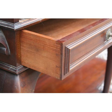 Hochwertige Edwardianische Mahagoni Vitrine  1890